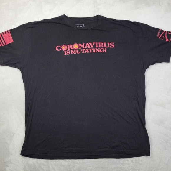 Grunt Style Shirt Mens XXXL Marine Club Vet Veteran Patriot Corona Virus Russia - Picture 1 of 6